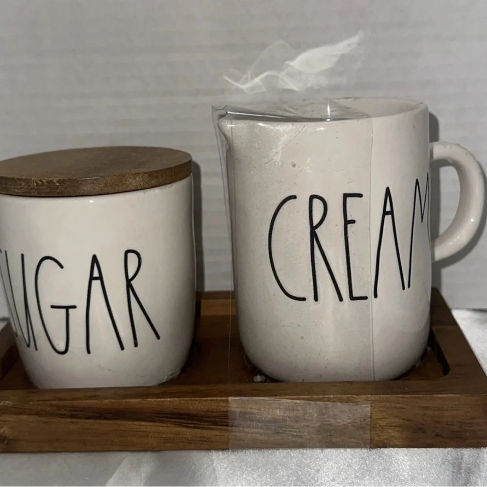 Rae Dunn‎ SUGAR & CREAM Set